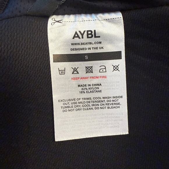 AYBL UK Sportive Open Back Sports Bra Black Size S Racerback NWT - Picture 4 of 6